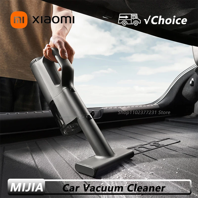 

XIAOMI MIJIA Car Vacuum Cleaner 21kPa Suction,2400mAh Battery,Type-C Fast Charg,150mL Dust Cup,For Home Wireless Vacuum Cleaners