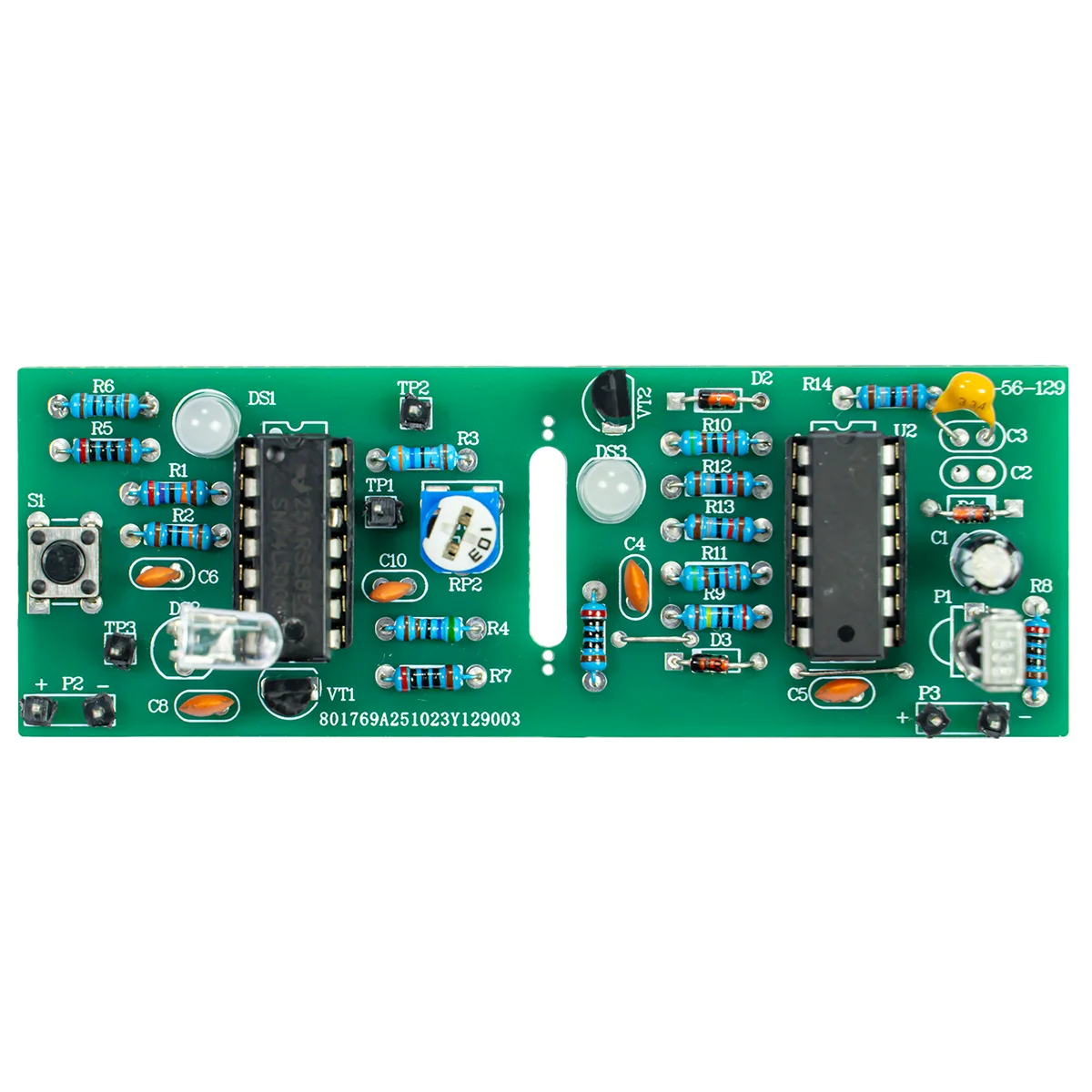 Infrared Transmitter Receiver DIY Soldering Kit,Digital Circuit Practice Board,Teaching Training Module for Electronic Students