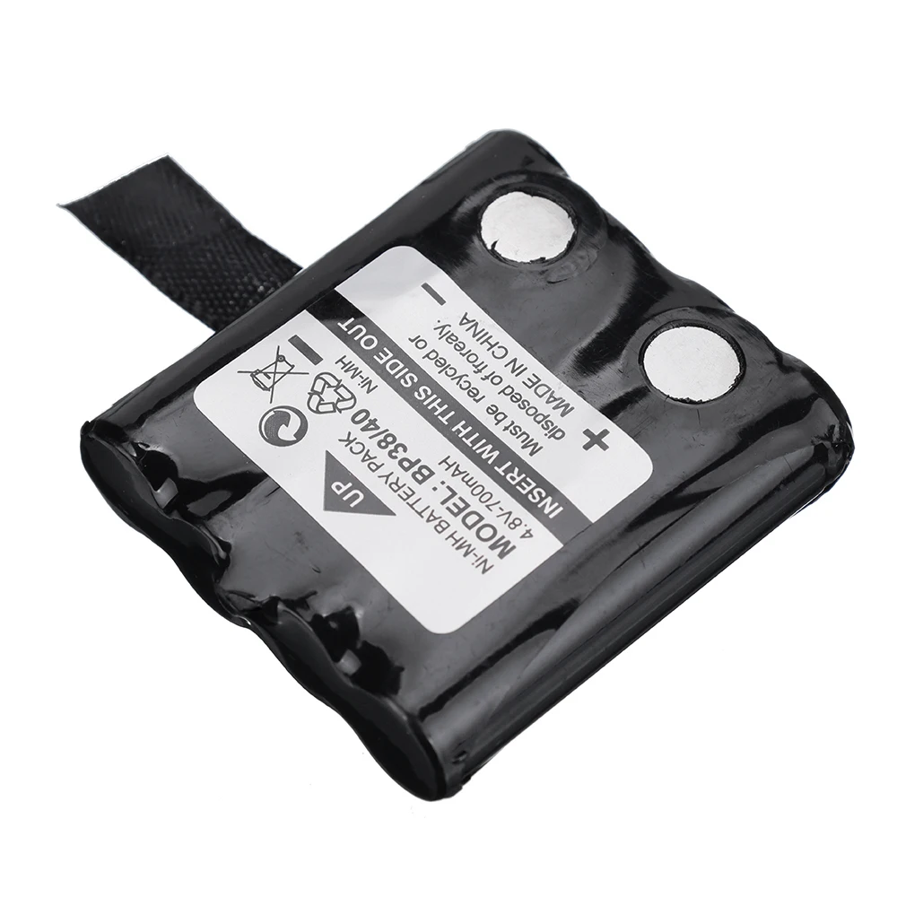 2 Stuks 4.8V 700Mah Ni-Mh Batterij Voor Uniden Bp38 Bp40 BP-38 BP-40 BT-1013 BT-537 Voor Motorola Tlkr T4 T5 T6 T7 T8 Serie Model