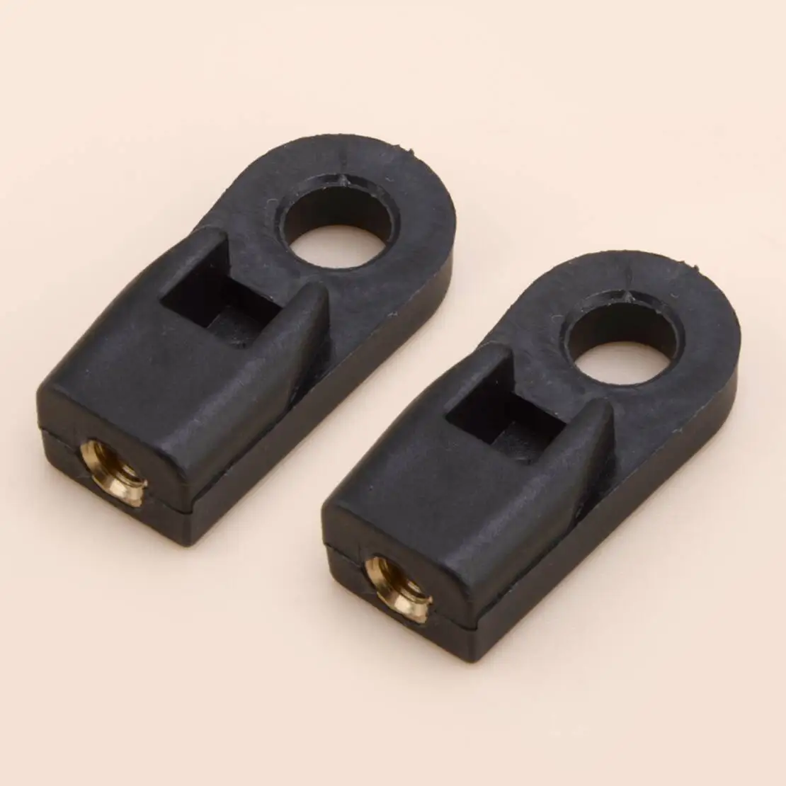 

2pcs Universal Outboard Control Box Cable End Connector Black 67275-95600