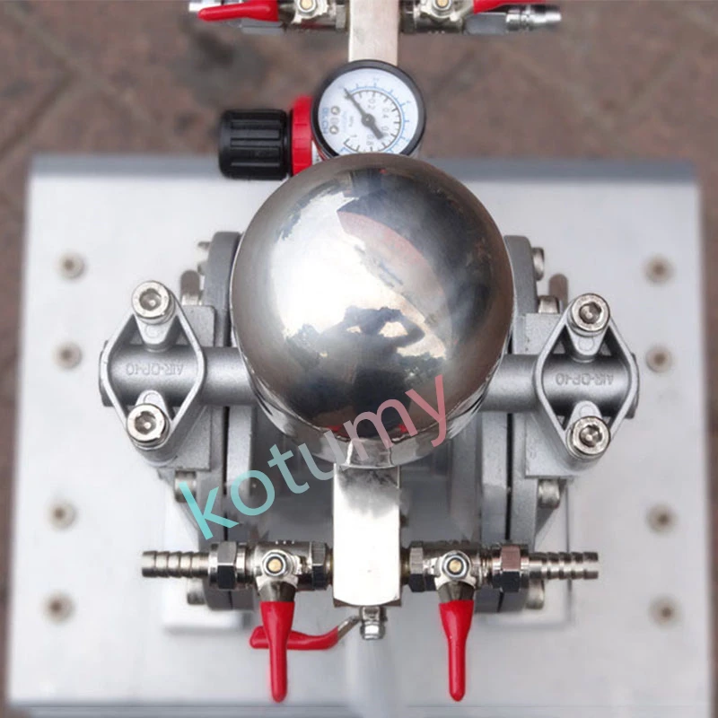 Imagem -04 - Pneumática Bomba de Diafragma Duplo Pintura Pulverização Terno Membrana Bomba de Diafragma Double Way Dpa10