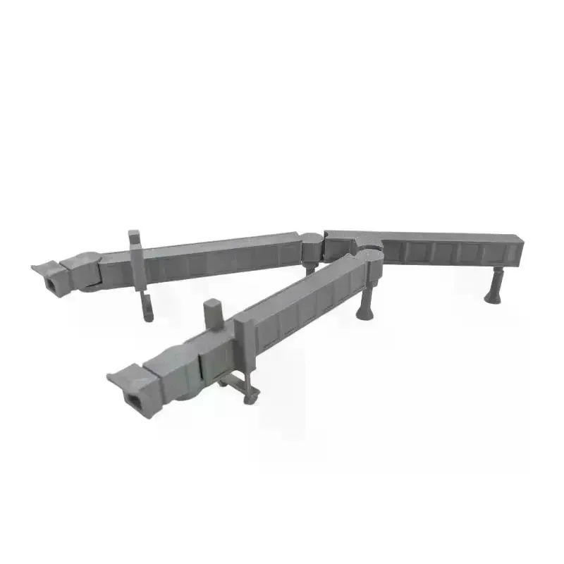 /GJ/Static Facilities Display Gifts 1:400 Airport Equipment Double Corridor Bridge Scene Model Collection Toys Decoration 1 Set