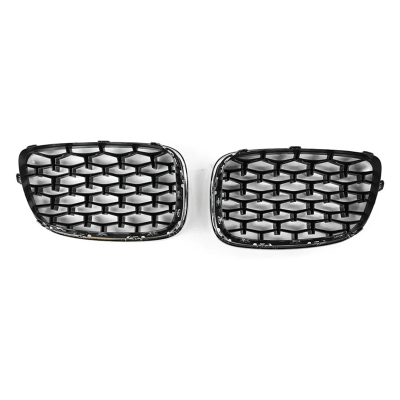 

AASS-For BMW 5 Series GT F07 Hatchback 2010-2017 Car Silver Diamond Meteor Style Front Grille