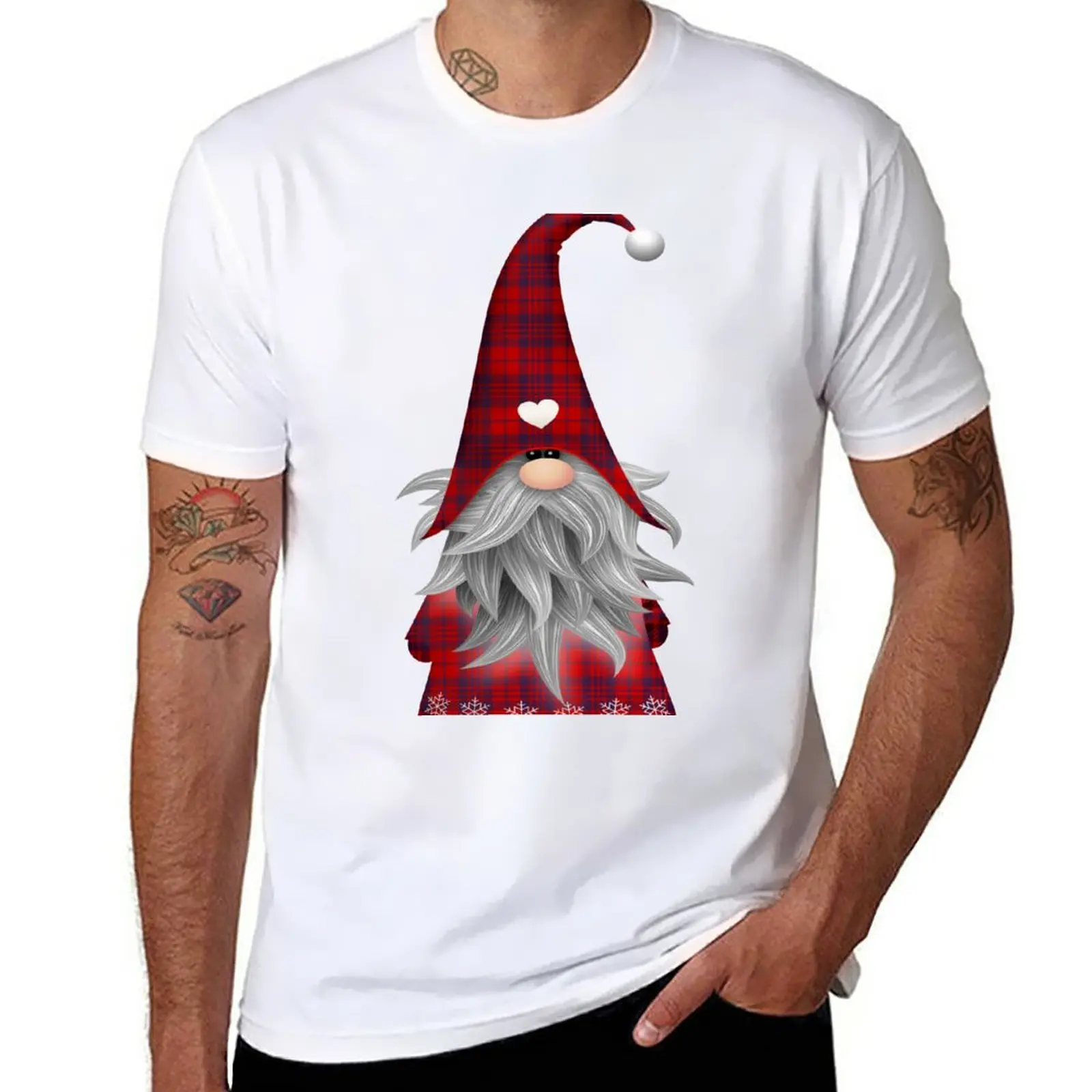 

New Festive Cute Gnome T-Shirt custom t shirt Blouse mens graphic t-shirts anime