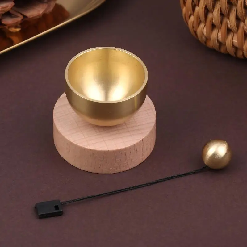 Mini Singing Bowl Set Calming Sound Bowl for Yoga Chakra Meditation Daily Stress Relief Relaxation Home Decor Accessories