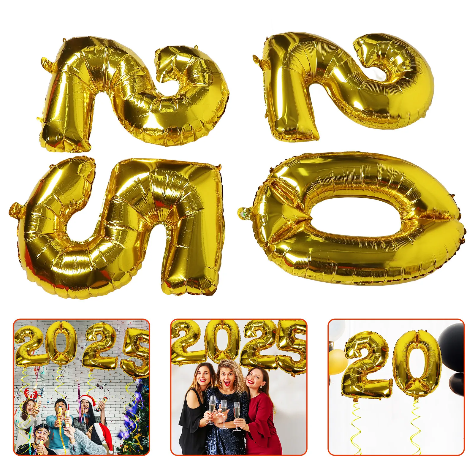 Photography Of The Year 2025 - 1 Set Große Digitale Aluminiumfolienballons 2025