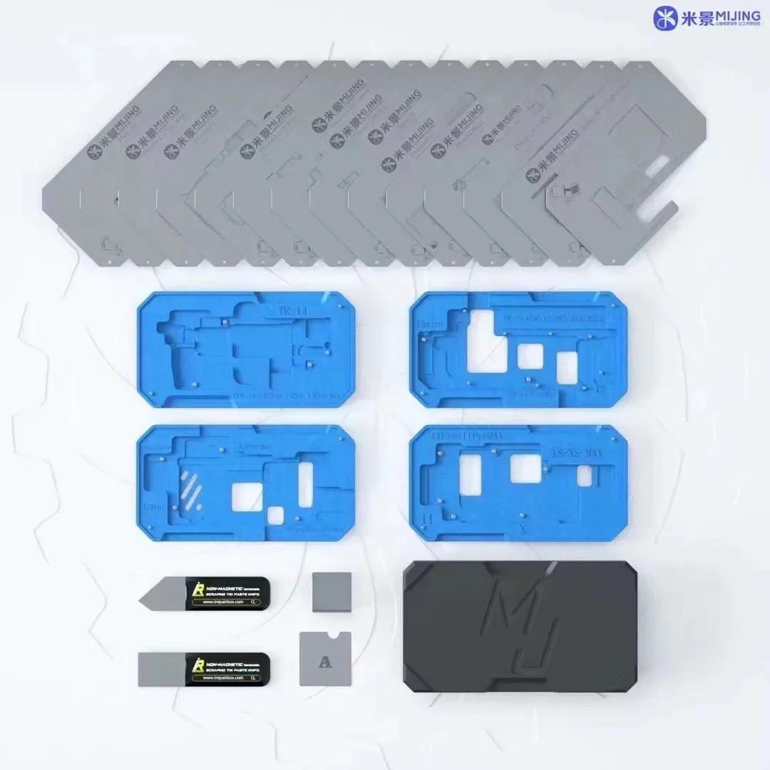 MiJing Z20Pro 18 in 1 Motherboard Reblling Platform/support for X/11/12/13/14 Series /Tin planting platform/Base + Stencils