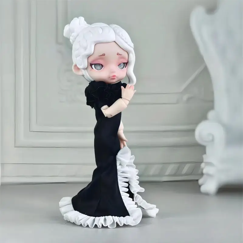 Laura สีดําและสีขาว Spectrum Series กล่องตาบอด Bjd Joint Mobile ตุ๊กตาแฟชั่นของเล่น Handmade ตุ๊กตาน่ารักของขวัญเครื่องประดับ