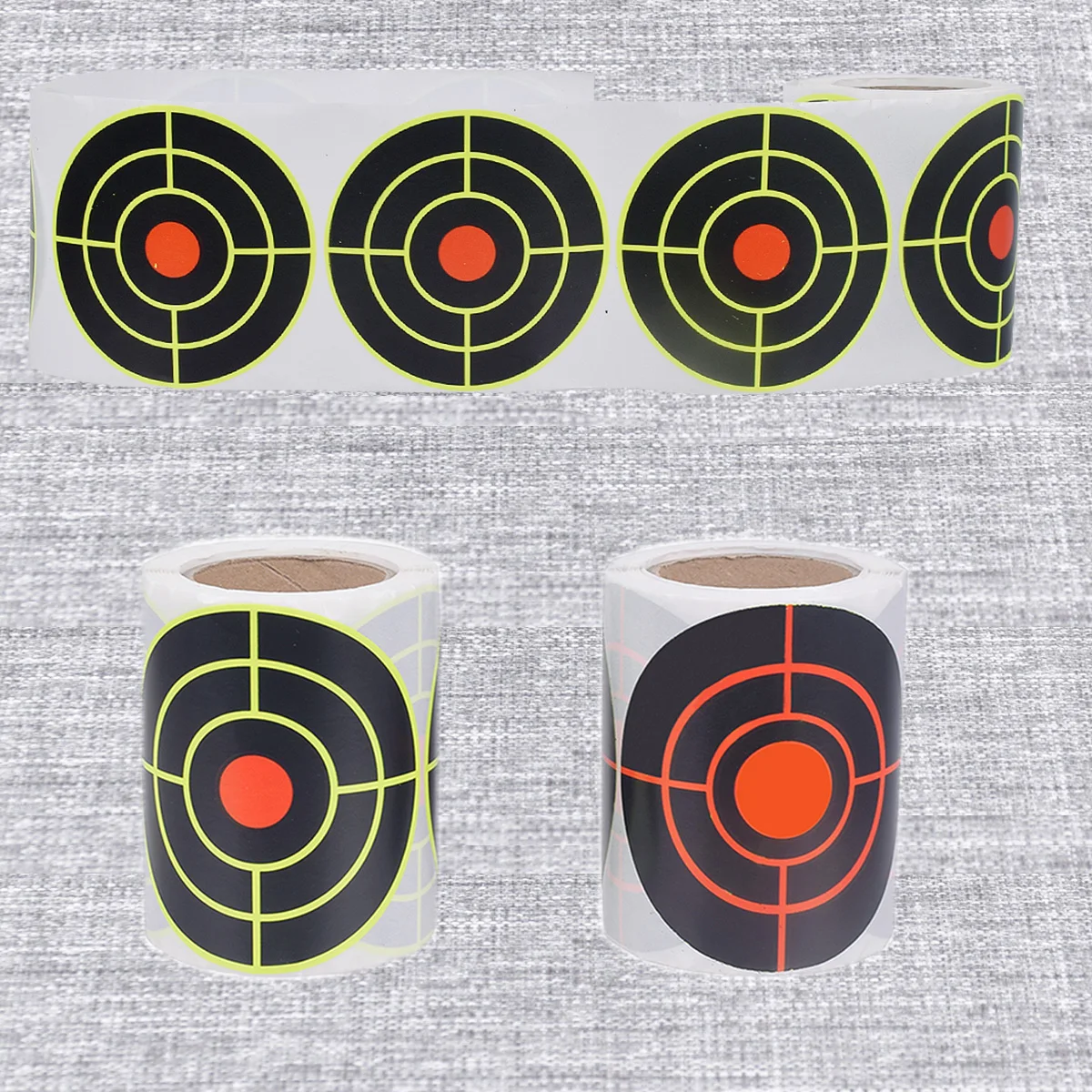 200Pcs Self Adhesive Shooting Target Sticker 7.6cm Splatter Splash Amp Reactive Practice Training Hunting Stickers