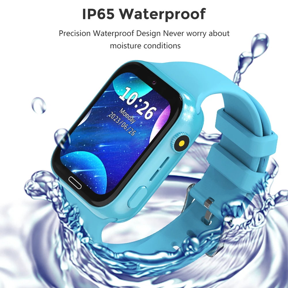 Kids NEW 4G Smart Watch Sim Card Games Video Call Camera SOS Waterproof Location WiFi LBS Tracker Call Back Children Smart Watch