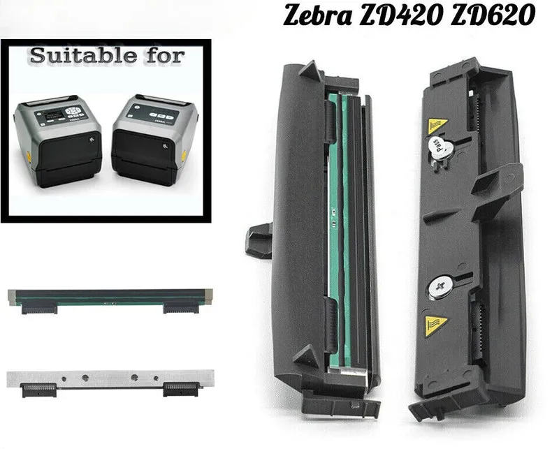 203dpi Thermal Printhead for Zebra ZD420 ZD620 Printer Head，P1080383-001