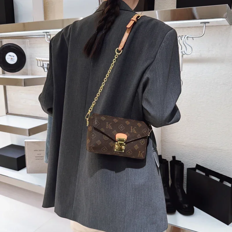

Fashion Women's Elegant Leather Tote Bag Luxury Designer Shoulder Handbag Classic Crossbody For Daily Chic Style