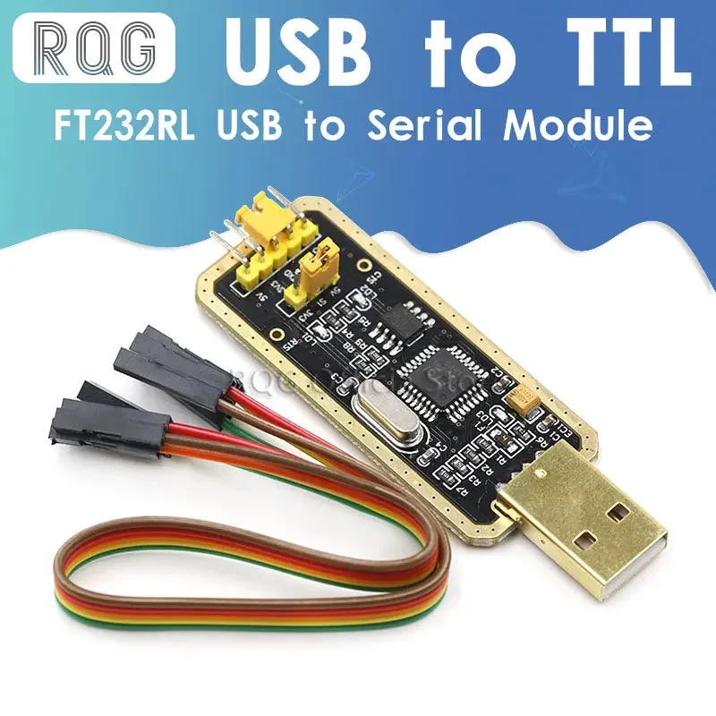 USB to TTL Adapter USB to Serial Converter for Development Projects - Featuring Genuine FTDI USB UART IC FT232RL