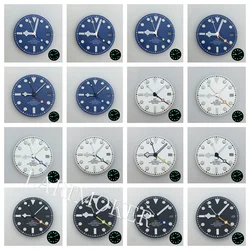 BLIGER 29mm glow-in-the-dark dial aseptic literal multiple hands with snowflake needle glow-in-the-dark hands for NH34 movement