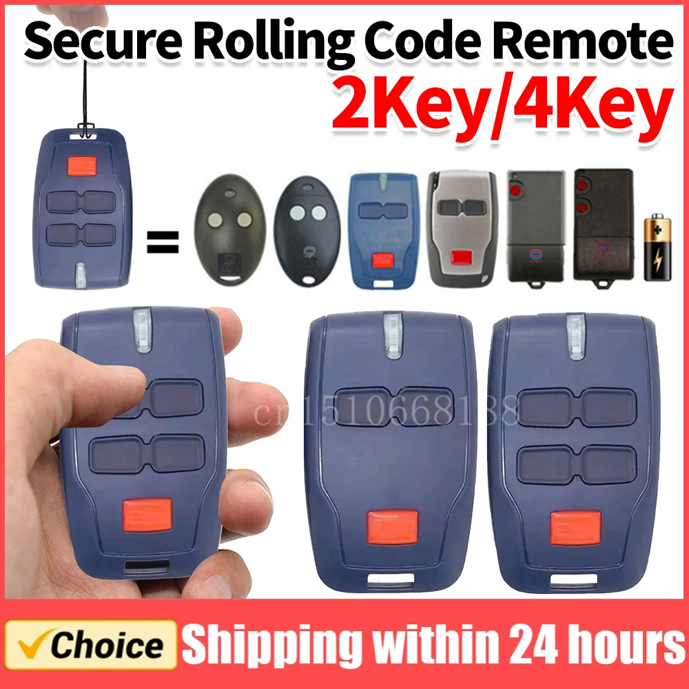 1/2Pcs BFT MITTO 2 Clonix U-Link 433.92MHz 게이트 원격 제어 차고 문 오프너 용 보안 롤링 코드 원격 제어