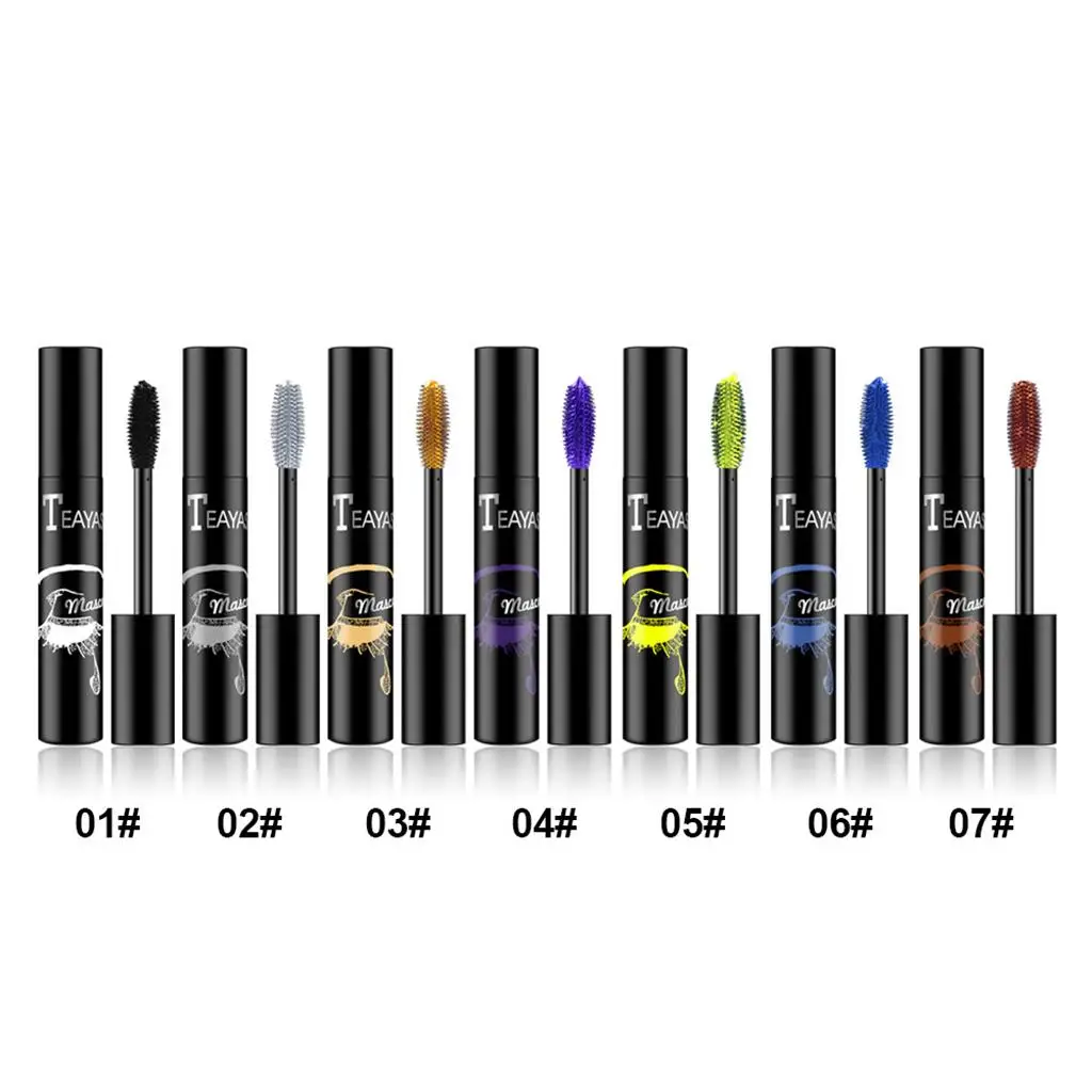 Thickening Eyelash Mascara 3D Effect Waterproof Volume Curling Eye Makeup for Salon Daily Use