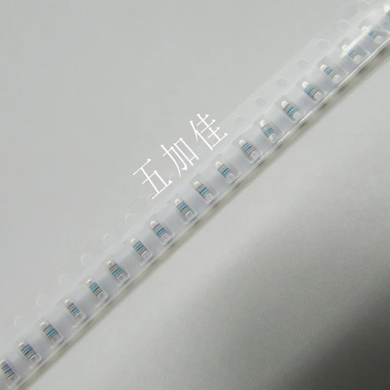 10-100pcs Japanese RN412ESTTE1803F50 180K 1% 1/4W 0204 color ring wafer resistor