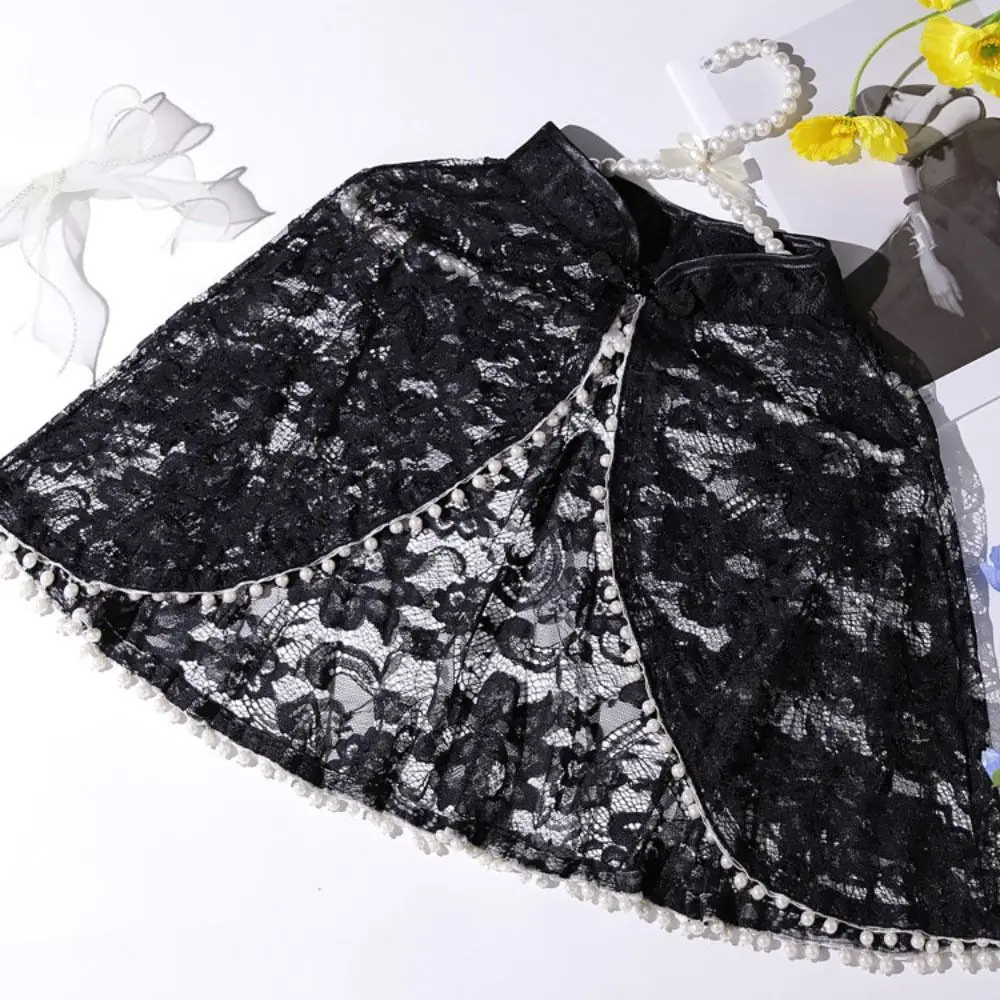 Solid Color Lace Tulle Evening Prom Cape Soft Elegant Formal Sheer Cape  Wedding Cosplay Shawl Wedding Bridal Shawl