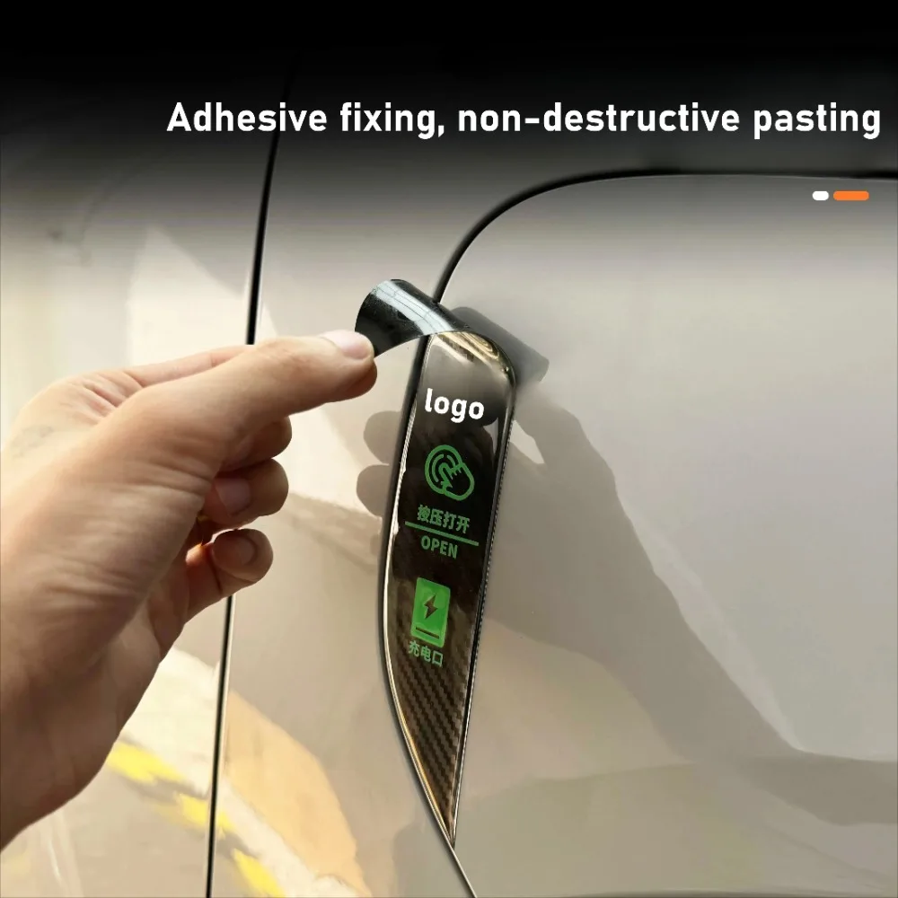 

1Pcs Car Charging Cover Warning Sticker Waterproof Button Protection Sticker 3D Glue Decorative Stickers For Geely Galaxy E5 EX5