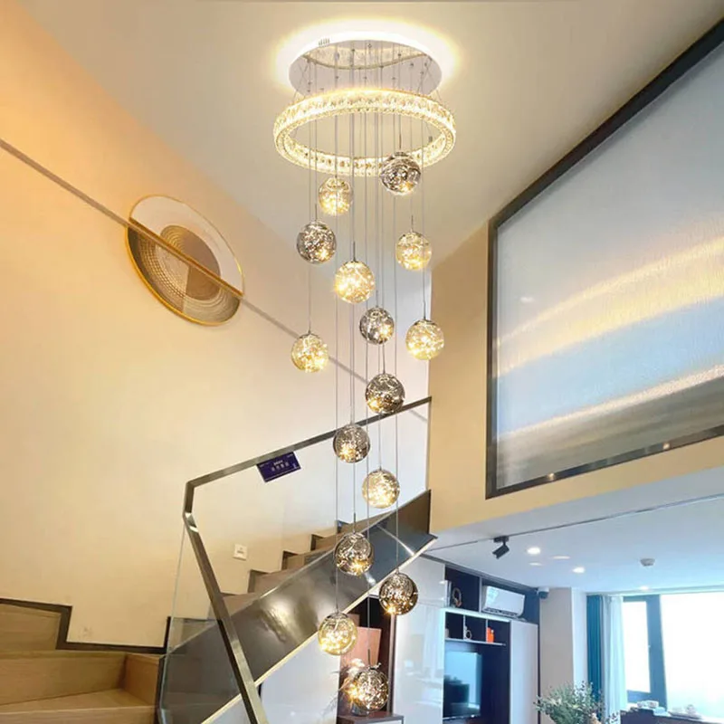 

Modern Stair chandelier Pendant lights indoor lighting Ceiling lamp hanging light led Chandeliers for living room indoor lightin