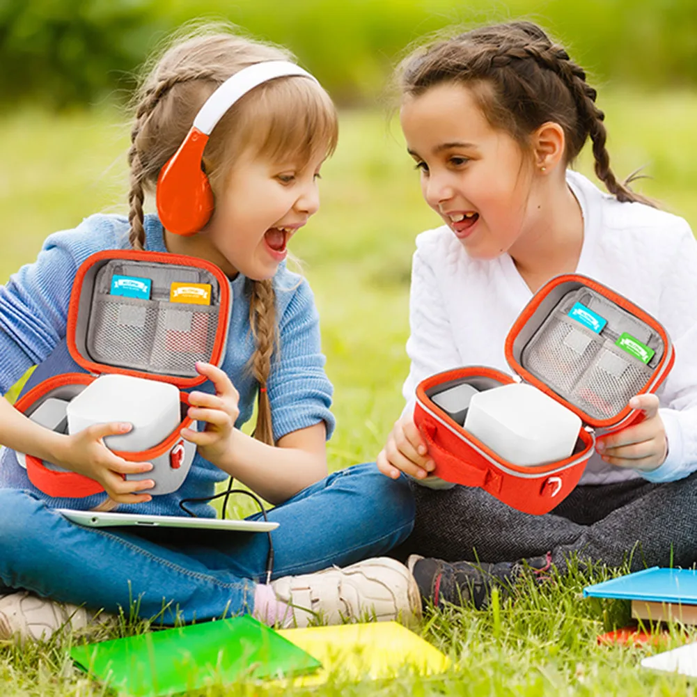 Étui de transport étanche pour lecteur audio et musique Yoto Mini pour enfants, étui rigide anti-poussière pour haut-parleur pour enfants, joue des cartes audio
