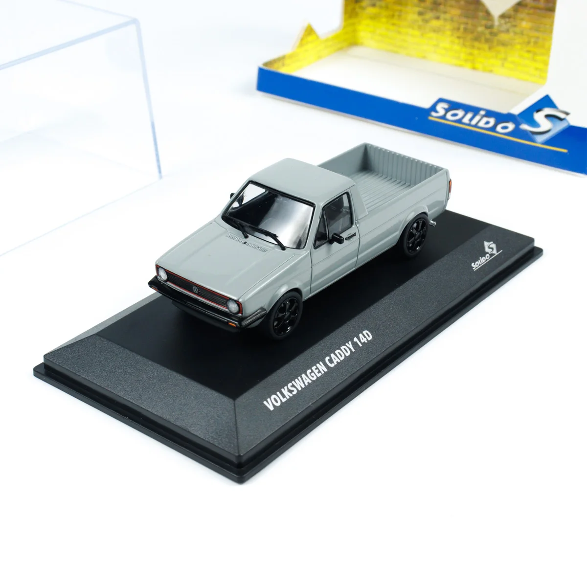 

Diecast Solido 1:43 Scale Volkswagen CADDY MKI Gray 1982 S4312304 Alloy Car Model Collectible Toy Gift Souvenir Display Ornament