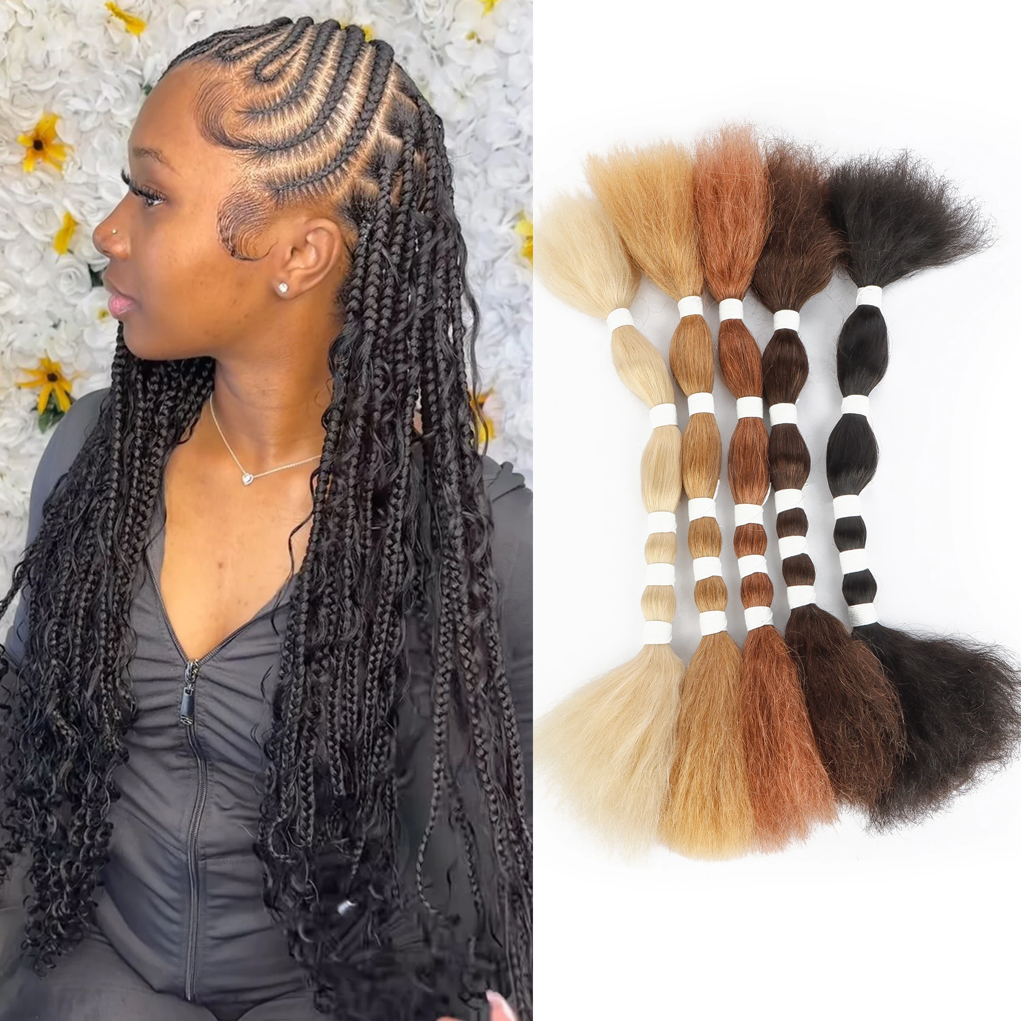 

Премиальное качество, влажные и волнистые, 50 г, плетение волос, объемное бразильское наращивание человеческих волос, пучки влажных вьющихся волос для косичек в стиле бохо