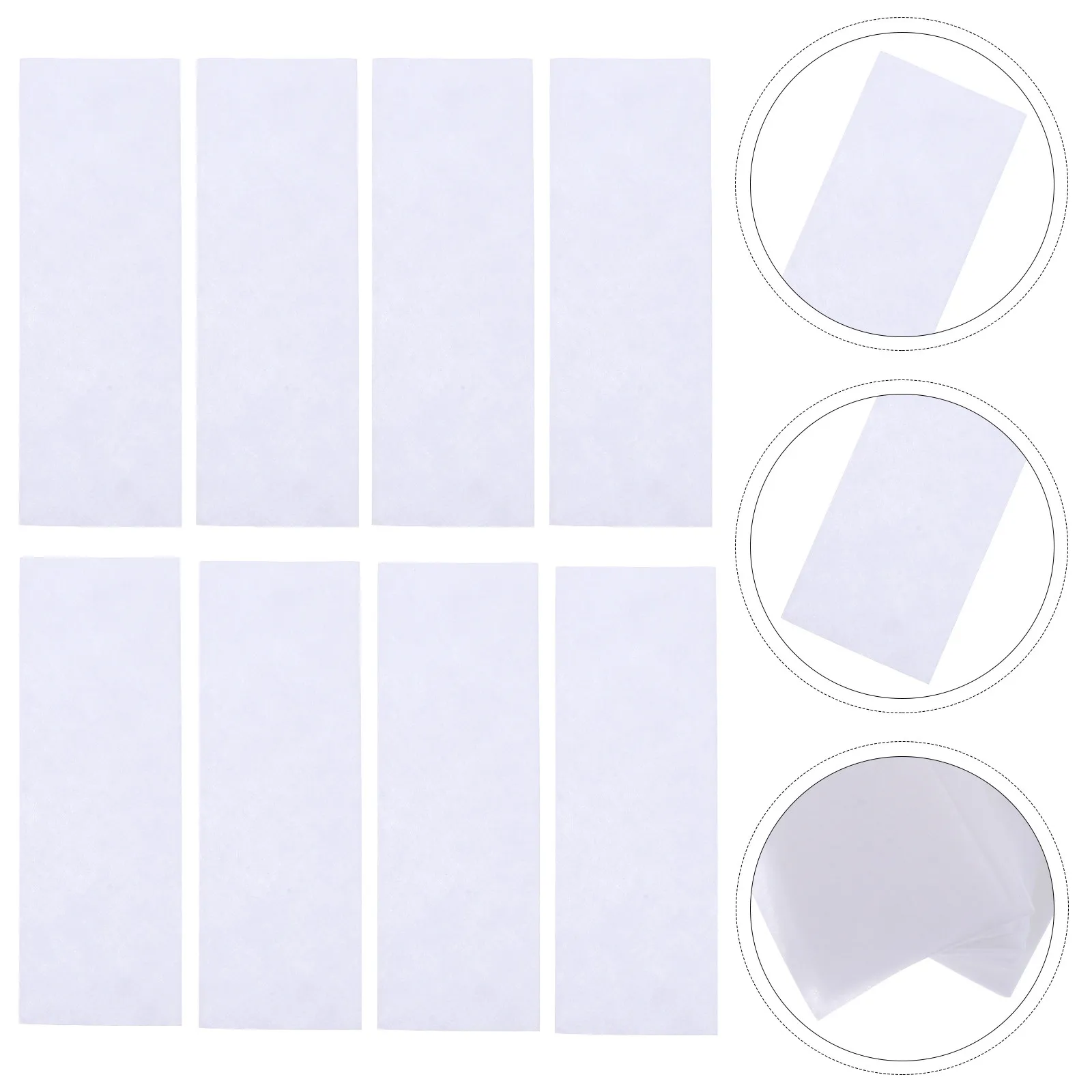 

100Pcs Professional Non-Woven Wax Paper Hair Removal Wax Strips Unisex Waxing Paper for Manicure Body Hair Removal Fast Peel Off