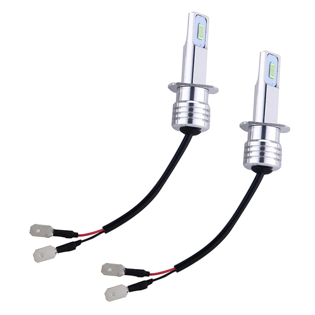 Car LED Headlight 12V Auto LED Lighting Aluminum Alloy Bulb Daytime Running Light for Universal Vehicle