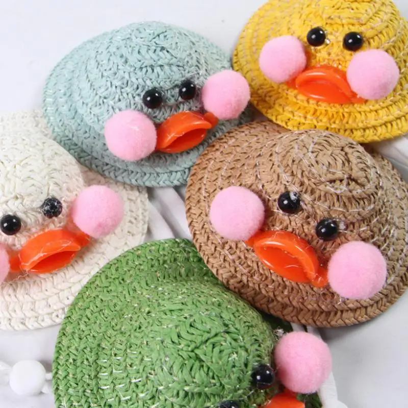 Niedliche kleine Häkelmütze für Haustiere, Mini-Haustier-Hamster-Papagei-Chipmunk-Kopfbedeckung für Hamster, Meerschweinchen, kleine Haustier-Deko-Accessoires – Detail 5
