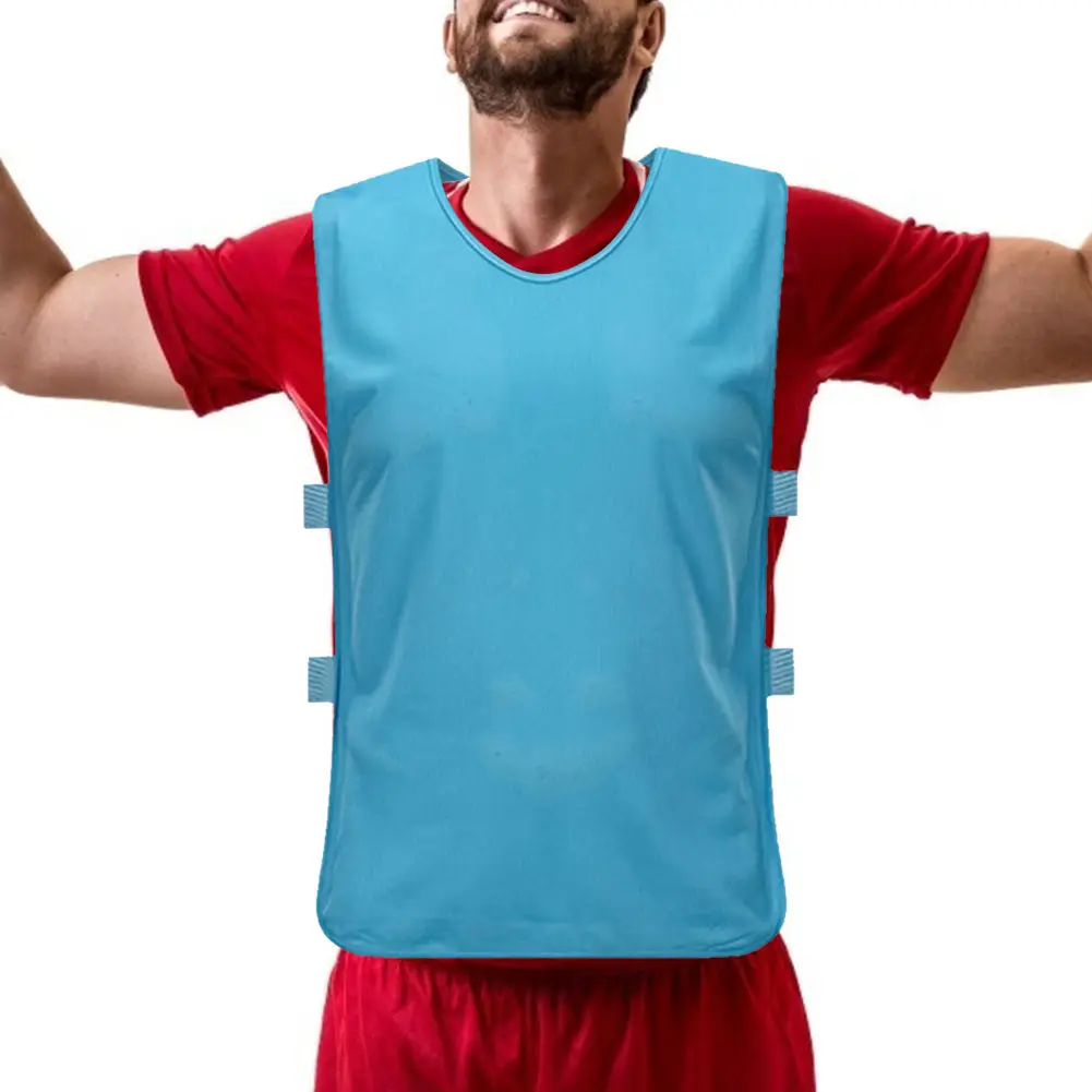 6/12PCS Soccer Vest Jerseys Sports Training Mesh Bibs Loose Soccer Football Basketball Cricket Volleyball Rugby Team Sport Vest