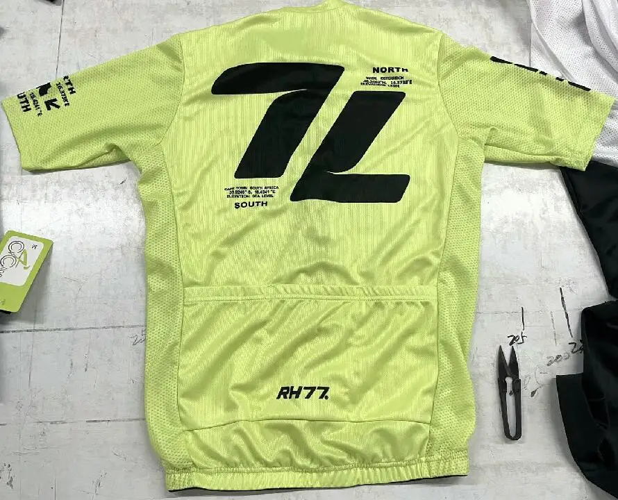 RH77 Cycling Jerseys Men\'s Summer Breathable Quick Dry Short Sleeve Pro Bike Clothing Cycl Apparel