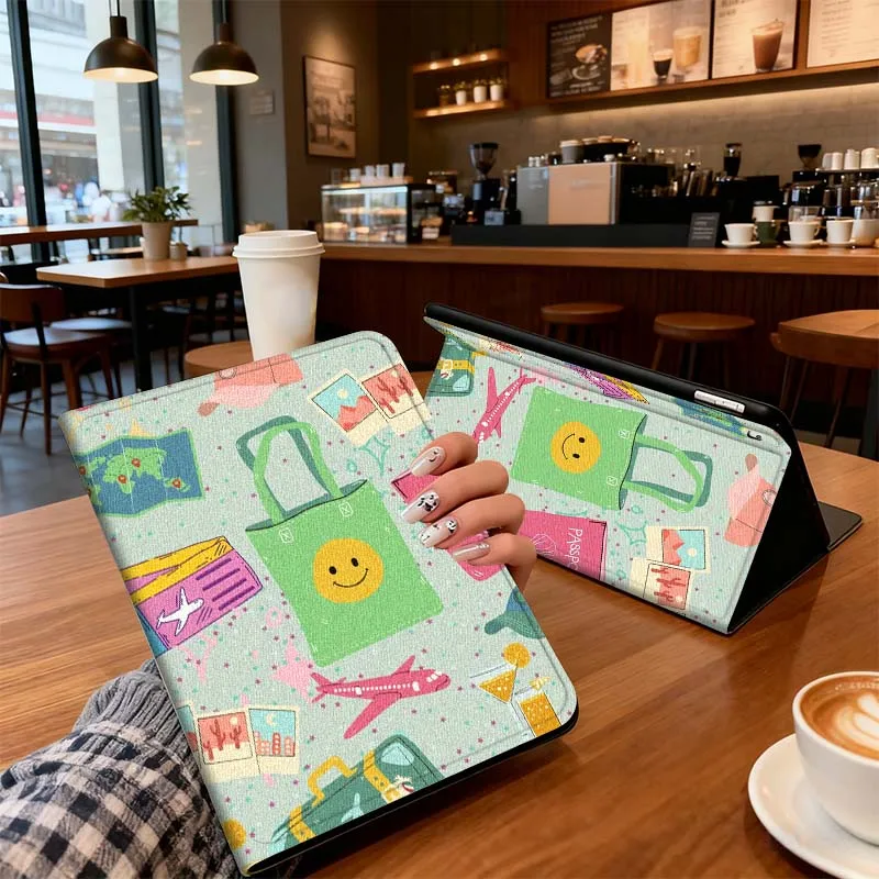 

Daily Necessities Pattern For Xiaomi Mi Redmi Poco Pad 2 4 5 7S 6S 6 7 8 Max Plus Ultra SE Pro K 2025 Tablet Case