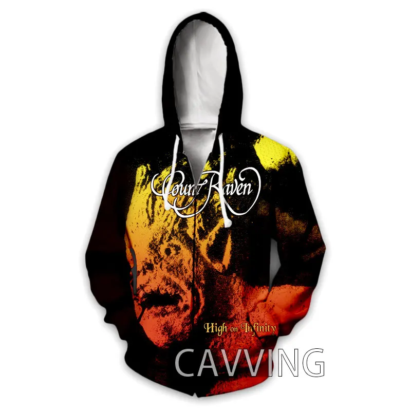 

CAVVING 3D Printed Count Raven Band Zipper Hoodies Zip Hooded Sweatshirt Harajuku Hoodie Sweatshirt for Men/women