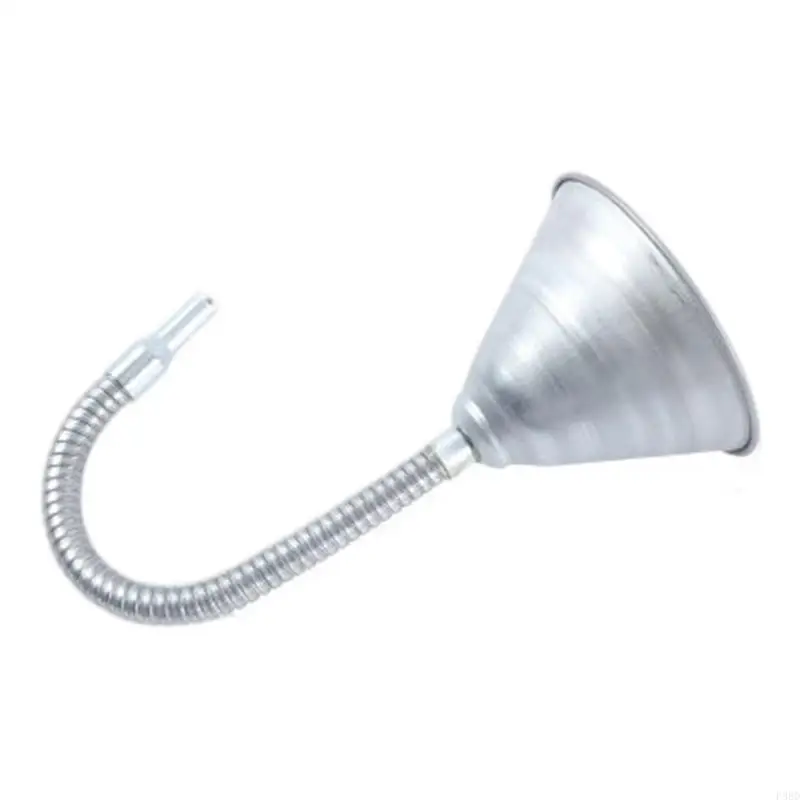 P88D Convenient Oil Funnel Flexible Metal Funnel for Quick & Safe Refueling Tasks