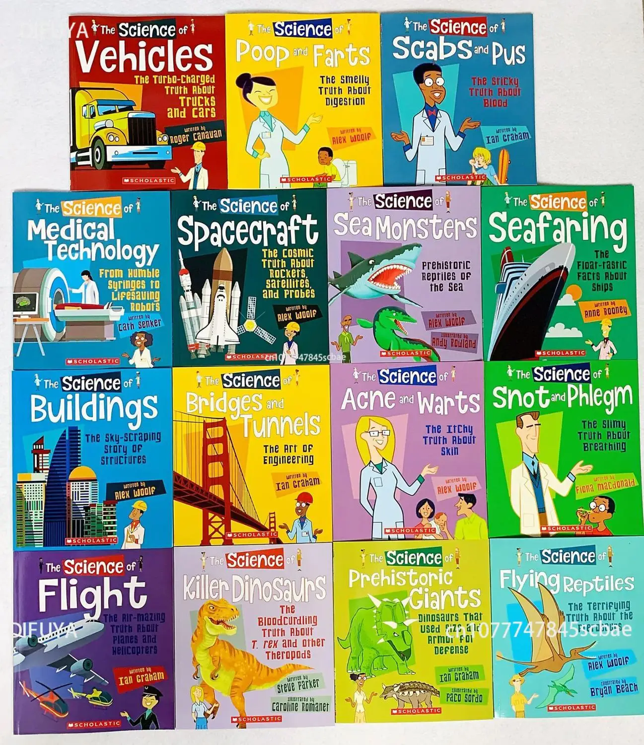 15 Books English Children's Science Book Building Dinosaurs Technology Flight Kids Picture Reading GiftEnglish Books