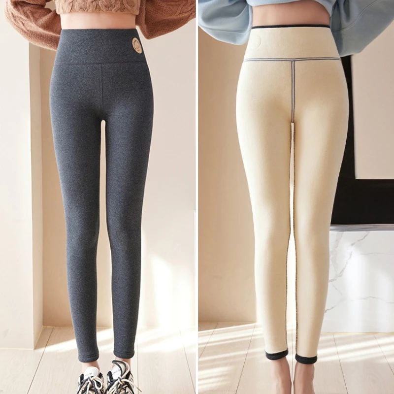 

Women's Sherpa Fleece Thermal Leggings Plush High Waist Winter Pants for All Day Warmth Plus Size Outdoor Cold Weather Wear