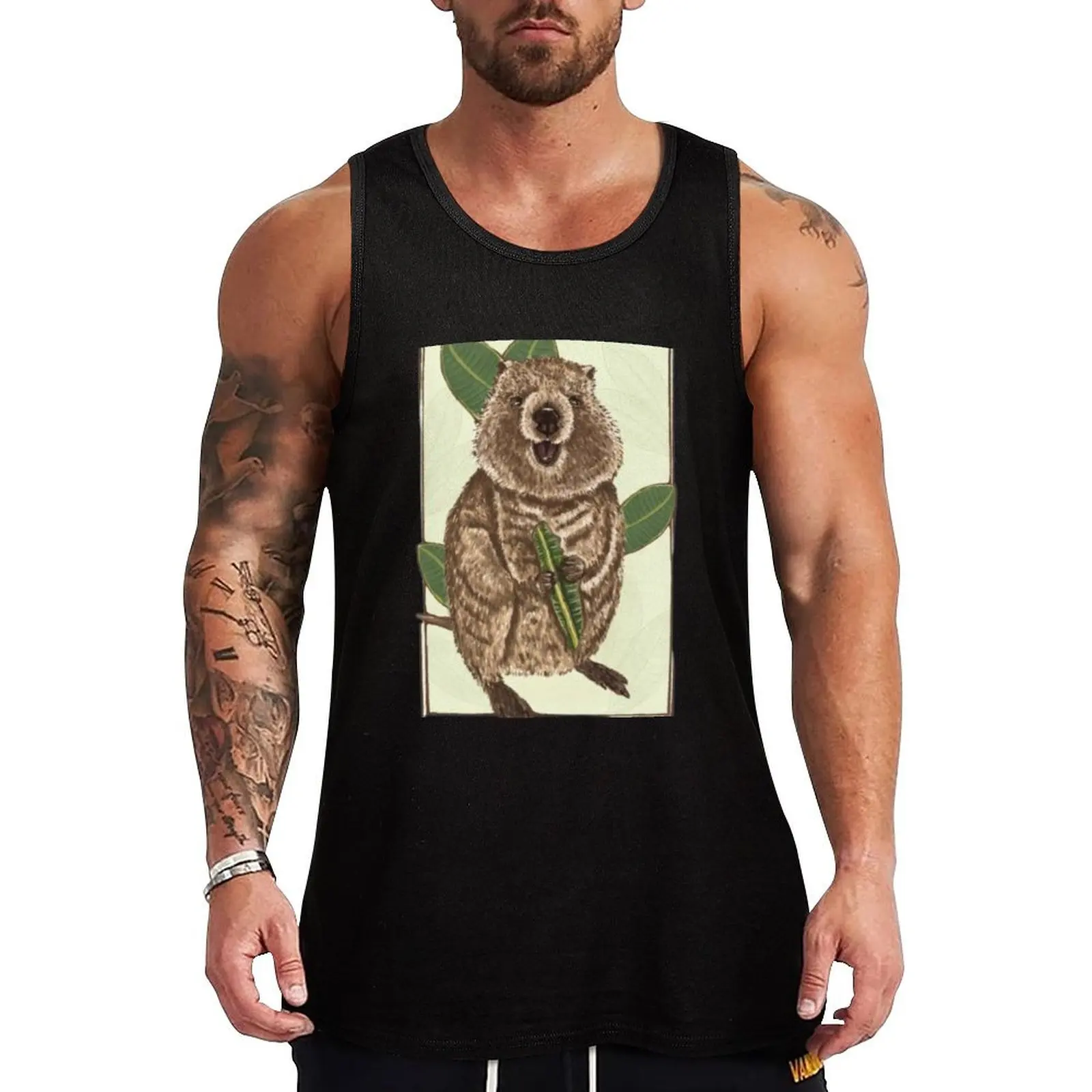 

Quokka Selfies - Happy Quokka He Makes Everyone Happy! Smile like a Happy as a Happy little creature Tank Top