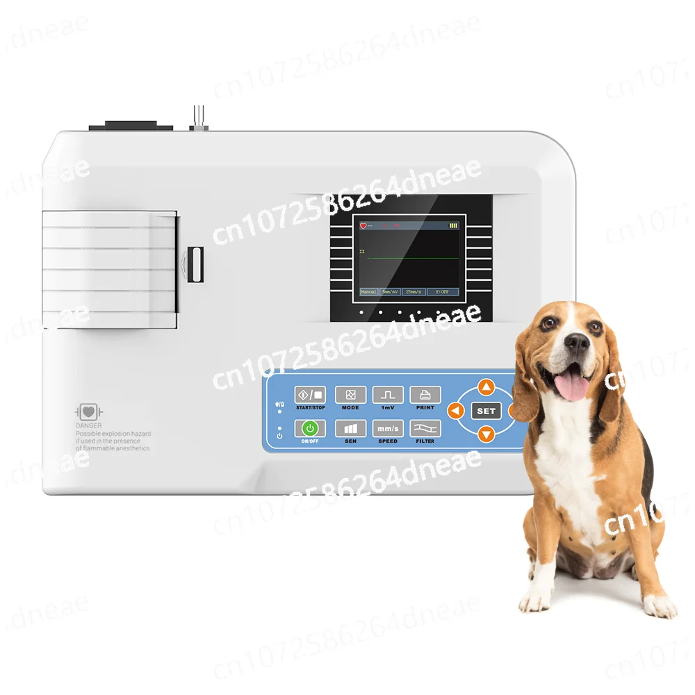 

ECG100G-VET ЭКГ ЭКГ ЭКГ Электрокардиограф Ветеринарный 3-канальный портативный электрокардиограмма