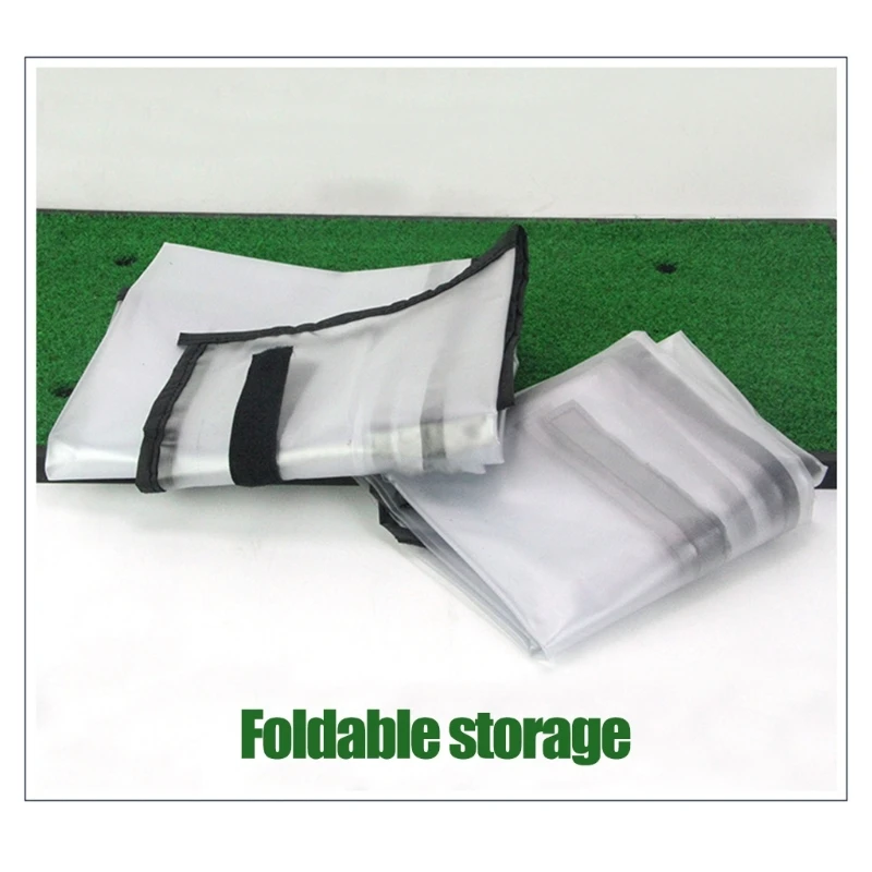 Golf Bag Weather Clear PVC Build Space Saving Easy To Keep And Wipe
