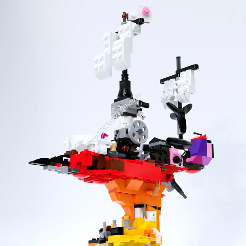 420 قطعة MOC قوس قزح سيتاديل بنة هدية الكريسماس دورات التعلم القائمة على الاستفسار مشروع إبداعي مفصل للغاية #4