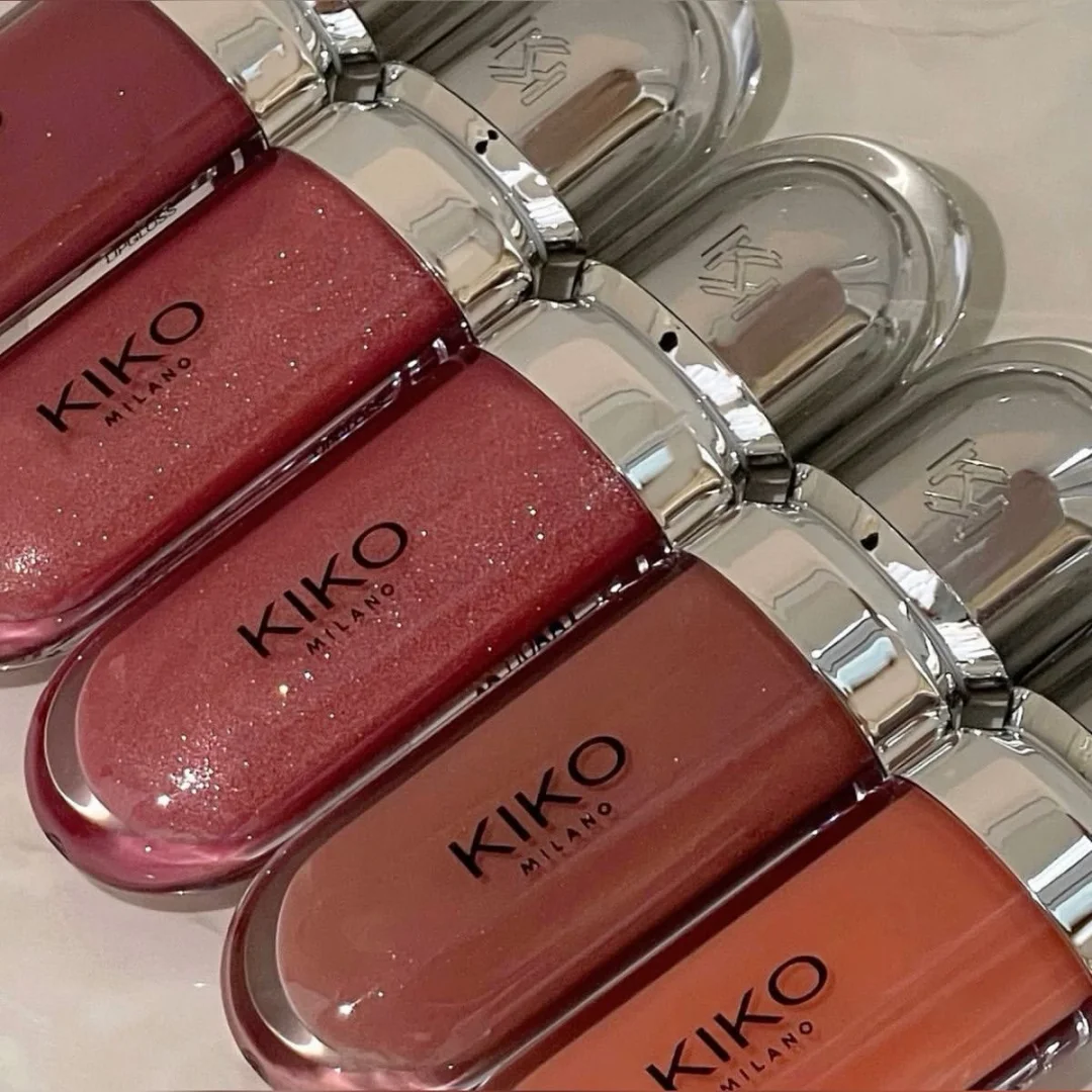 KIKO Milano Kissable Lip Gloss Hydrating Plumping Effect Nourishing Formula Glossy Shine Natural Look Non Sticky Care Makeup