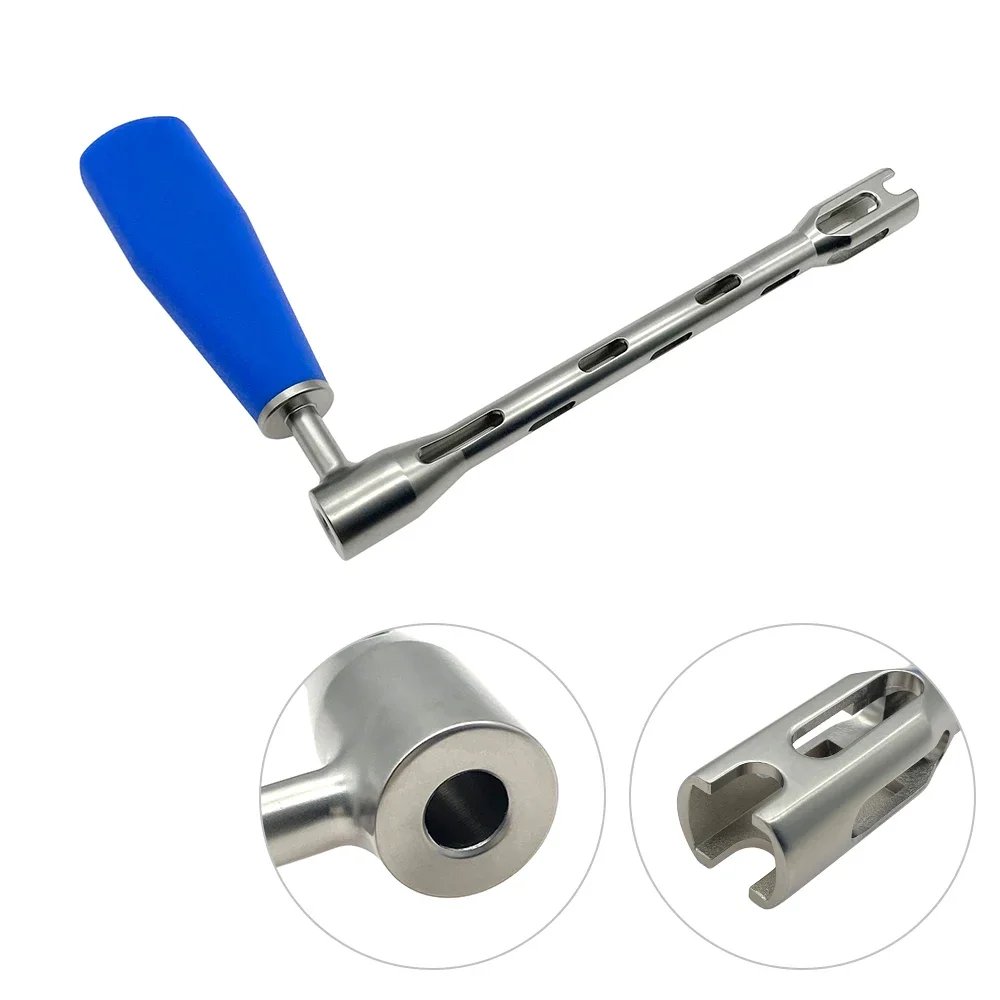 

OrthopedicAnti rotation wrench with Silicone Handle for Holding Screwdriver Orthopedic Instrument