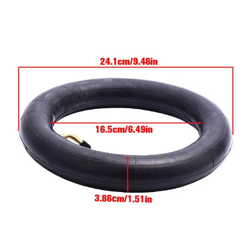 10x2/2.125 curved inner tube, 10 inch scooter inner tube, suitable for replacing thickened inner tubes of electric scooters