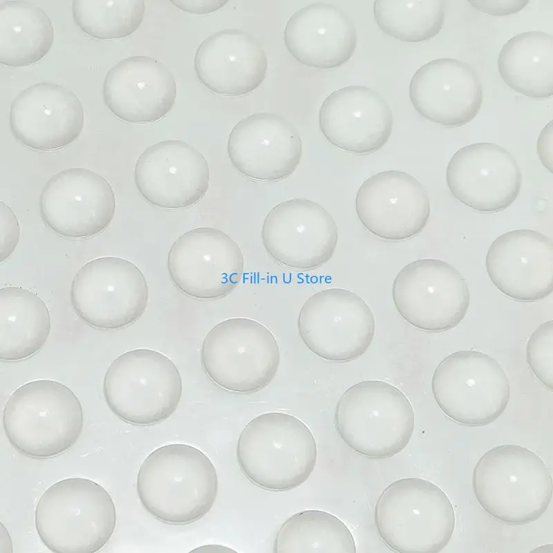 Elevador teclado G8TA, parachoques redondo antideslizante transparente y suave, almohadillas pies silicona 10