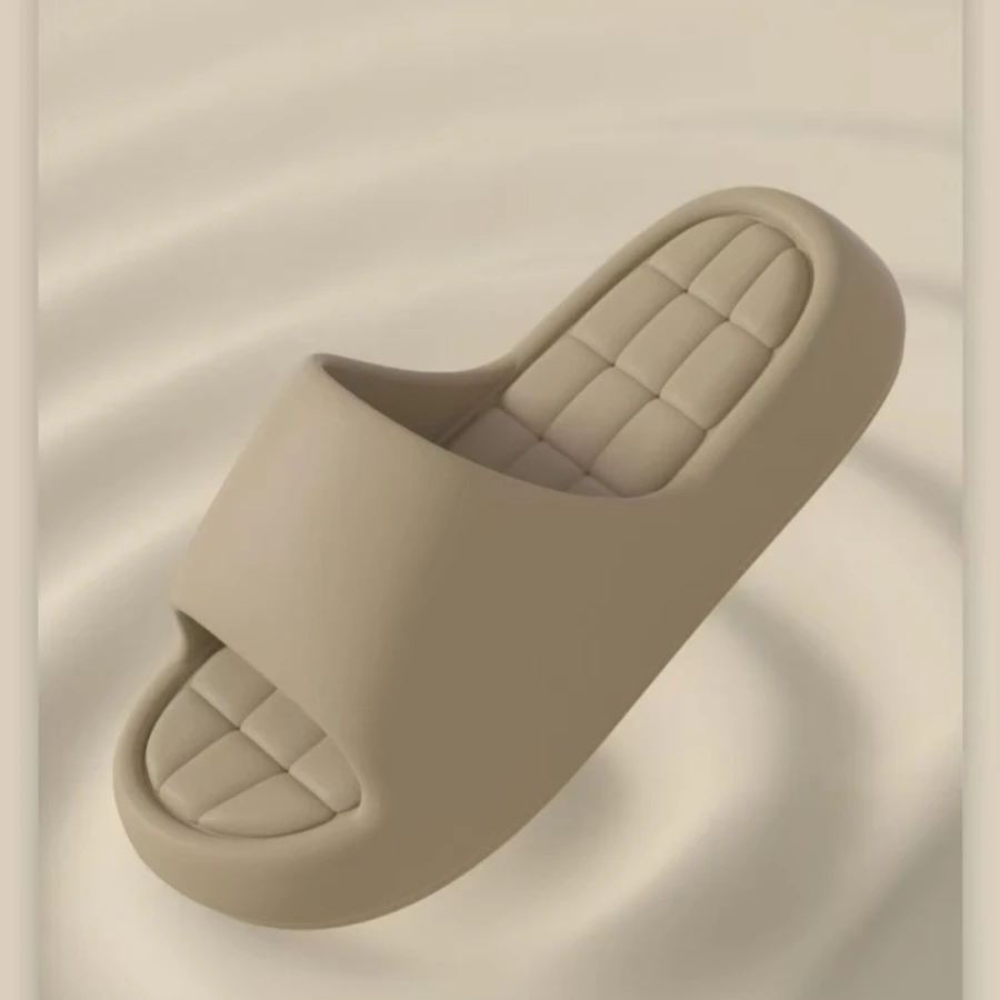 Women's Slippers Cool Summer Soft Sole Fashion Indoor Non Slip Open Toed Breathable House Comfy Men Bedroom Shoes image 3