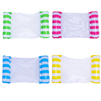 Summer Foldable Water Hammock Swimming Pool Inflatable Air Mattress for Swimming Beach Lounger Floating Sleeping Bed Chair