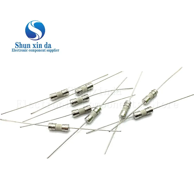 20PCS 3*10mm 3.6*10mm FUES 250V T / F F100mA 0.1A 0.5A 1A 2A 3A 3.15A Time-lag Fast-acting Fuse  Lead wire 4A 5A 6.3A 8A 10A 15A