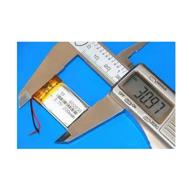 

2Pcs/Lot 3.7V 300MAh 602030 Polymer Lithium Ion Lipo Rechargeable Battery For Recorder Pen Mini Speaker