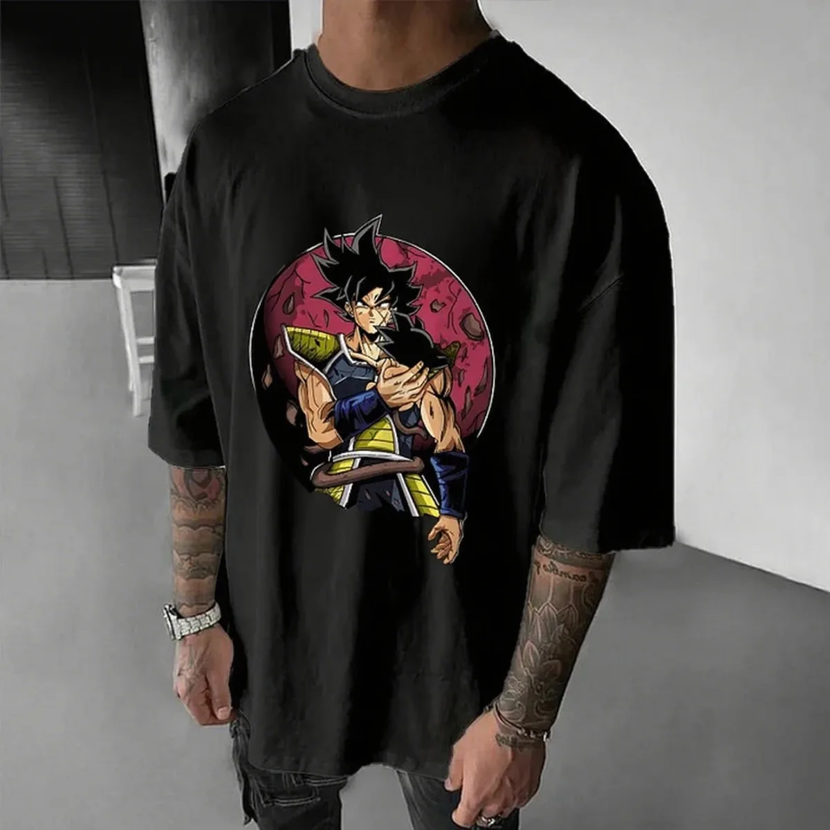 

Dragon Ball Goku 2025 New Hot Anime Men's T Shirt New Summer Cotton Streetwear Graphic Tee Casual Y2k Tops Japanese Manga Print